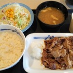 松屋 - カルビ定食