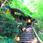 黒茶屋 - 入り口の階段