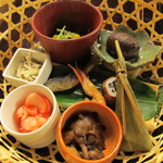 黒茶屋 - 前菜の盛り合わせ