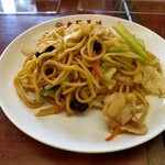 大阪王将 鳥取吉成店 - もちもち太麺炒め焼きそば