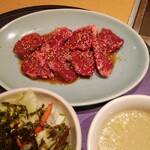 Yakiniku Ichifuku - ハラミランチお肉大盛り