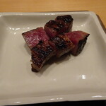 ガンツウ - 黒毛和牛のロース肉の味噌漬け焼き