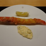 ガンツウ - 車エビのフライ　タルタルソース添え