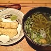 Hanare Nakamura Seimen - 「宇治抹茶うどん&海老天ぷらトッピング」1375円