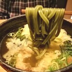 はなれ　中村製麺 - 宇治抹茶うどんアップ♪