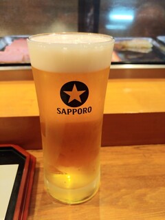 Sushidokorookada - 生ビール 450円