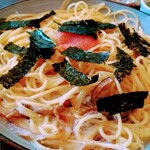 めし・カフェ・一風来 - たらこスパゲティセット（大盛）950円