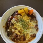 レッツゴーガレージ ザ・ラーメン - ランチセットミニ丼　チーズ焼きカレー