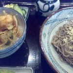 おらがそば - かき揚げ丼と蕎麦のランチセット