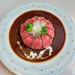 洋風食堂 アオキヤ - レアビーフカレー