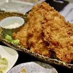 わらべ菜魚洞 - アジフライ定食（1,400円税別）