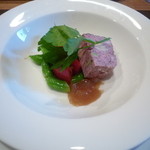 Maison de h-l'E´ridan - 十勝和牛のパテ。中にはフォアグラが