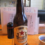 山利喜 本館 - サッポロラガー大瓶。正しい正しい♪