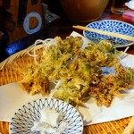 つず久 - 蕗の薹の天ぷら