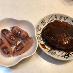 ザ・ビッグ - 料理写真:プリマハムのウィンナーとハンバーグ