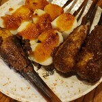 満田屋 - 里芋は田楽味噌、しんごろうはじゅうねん味噌。