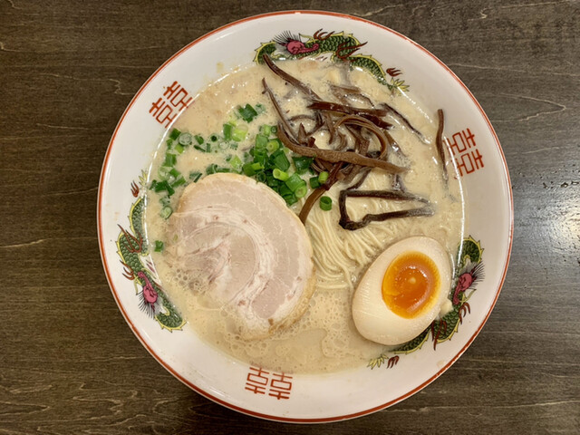 濃厚とんこつラーメン だるま一家 研究学園店 研究学園 ラーメン 食べログ