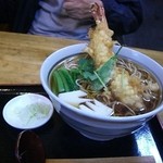 きそば 柏屋 - 上天ぷらそば　１２００円
