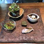 朔 - 魅惑の前菜4品
