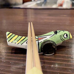 たでの葉 - 箸置きが可愛らしいのです。