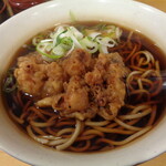 一〇そば - シンプルにゲソ天