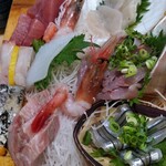 にし与 - お刺身の盛合わせ