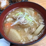 とんかつ 栄ちゃん - 豚汁も最高