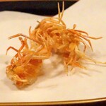 Ten kane - 海老の頭の天ぷら
