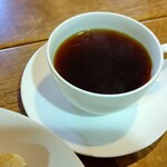 カフェむぎわらい - コーヒーはアメリカンぽくて朝には飲みやすい