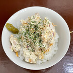 中華そば うお青 - 鶏マヨのっけ丼