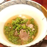 銀座 しのはら - 猪と花山椒