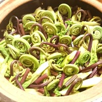 銀座 しのはら - 山菜ご飯