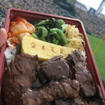 阪神甲子園球場 - 最後に食べる金本兄貴のスタミナハラミ丼