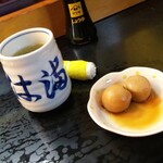 は満寿司 - 熱～いお茶が嬉しい～(*￣∇￣)ノ