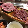 タレ焼肉、塩ホルモン。まるきん食堂