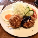 洋食料理カフェ ナンバリボン - ・サービスＡ定食 [ヒレカツ＋コロッケ]