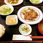 レガート - 料理写真:ポーク生姜焼き定食　¥600-