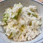 御料理 ひさまつ - 蕗の薹のご飯