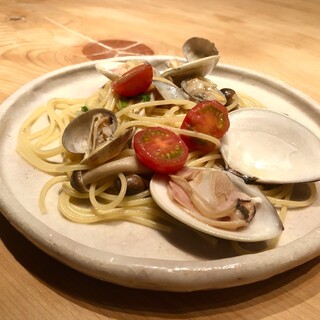 山本料理長の自信作。【はまぐりパスタ】ご賞味下さい