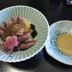 栄寿し - ホタルイカ酢
