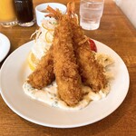 レストラン・サカキ - ランチ海老フライ1350円