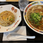 尾道ラーメン中村製麺 - 尾道ラーメン炒飯セット