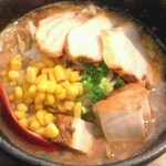 人力俥 - 煮干味噌らーめん（チャーシューのせ）