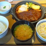 Yayoi Ken - 味噌かつ煮定食＆サラダ