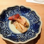 匠 進吾 - 北寄貝の炙り、七味