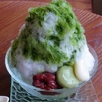 きぃ房茶 - 抹茶のかき氷・白玉＆あずきトッピング