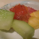 オチェーアノ - （2012/9月）シャンパンジュレとカットフルーツ