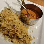 ブロックス - ガーリックライス　スープカレー
