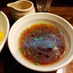 櫻井中華そば店 - スープ割り