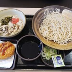 ゆで太郎 - ミニ焼鯖明太高菜ご飯セット2021.04.09